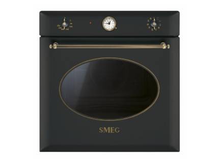 Cuptor incorporabil electric Smeg Colonial SF855AO, 60 cm, antracit, retro, Vapor Clean