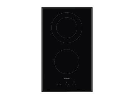 Plita incorporabila vitroceramica Smeg SE332EPB, 30 cm latime