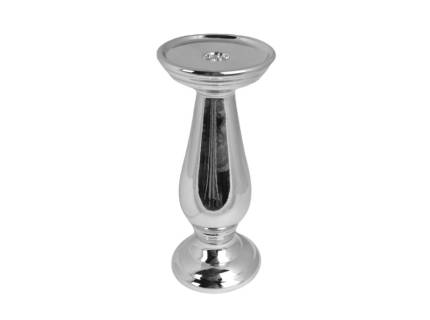 Sfesnic mare ceramic argintiu 10x10x23.5cm