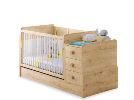 Patut transformabil (75x115-70x160cm) MOCHA BABY 