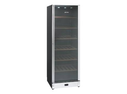 Racitor de vinuri Smeg Classic SCV115A, inox, 197 sticle, balamale dreapta