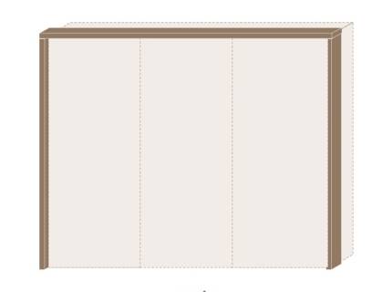 Rama passepartout cu led dulap 272cm GALA 