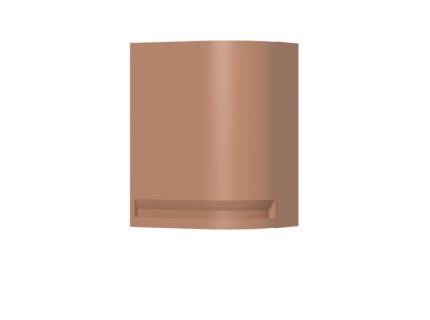 Corp suspendat rotunjit pe dreapta 45x55cm INTEGRA 