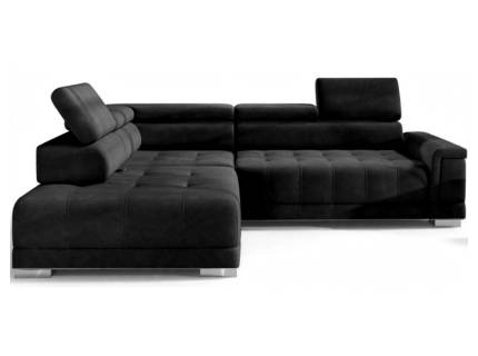Coltar cu reglaj electric CAMPO L cu tetiere reglabile, personalizabil 292x220cm