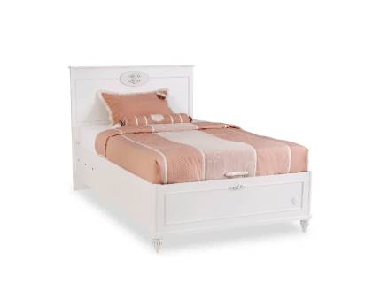 Pat cu lada (120x200cm) ROMANTICA 