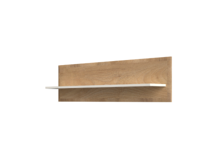 Polita suspendata GALA 135x35x21cm bej lucios/ nuc Pacific