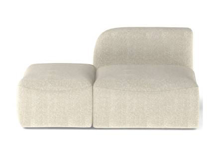 Modul sezlong stanga CANDELO 126x92cm personalizabil