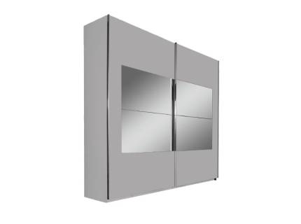 Dulap cu usi glisante X-TEND FRAME 1 181x223x68cm silk grey/ oglinda