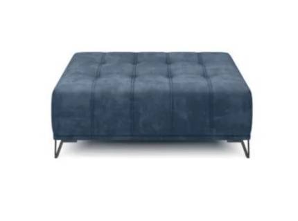 Taburet PALLADIO cu picioare negre, design modern 125x73xH44cm