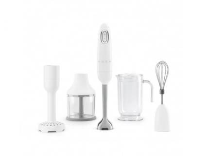 Blender manual cu accesorii WHITE Smeg HBF22WHEU