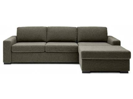 Coltar extensibil (120cm) VANILLA cu lada pentru depozitare, personalizabil 263x173cm