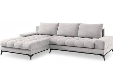 Coltar extensibil FIGARO cu lada pentru depozitare, personalizabil 315x212cm