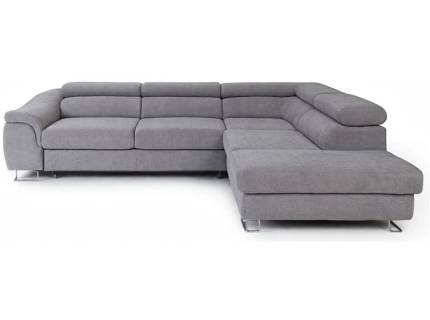 Coltar extensibil LAVOS L cu lada pentru depozitare, tetiere reglabile, personalizabil 272x219cm