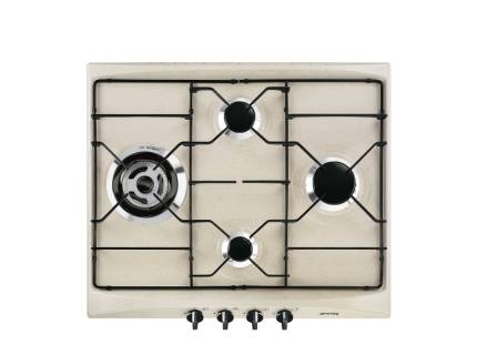 Plita incorporabila pe gaz Smeg Selezione Aesthetic SR264AV2, 60 cm, inox