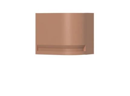 Corp suspendat rotunjit pe dreapta 40x36cm INTEGRA 