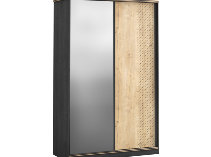 Dulap cu usi glisante mediu BLACK 