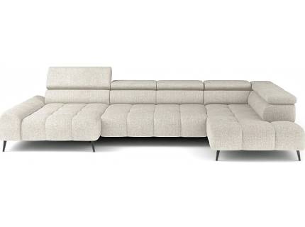Coltar cu reglaj electric MAVEL XL cu tetiere reglabile, personalizabil 208x367x176cm