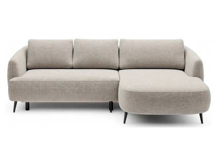 Coltar extensibil CANDY cu lada pentru depozitare, personalizabil 256x166cm