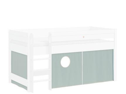 Cortina verde pentru pat inalt MONTES NATURAL 