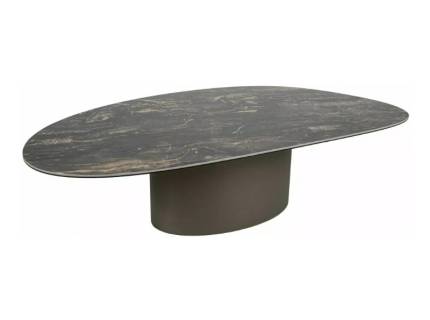 Masuta BELLO A din sticla securizata si ceramica spaniola Vulcano 140x80xH38cm