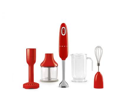 Blender manual cu accesorii Red Smeg HBF22RDEU