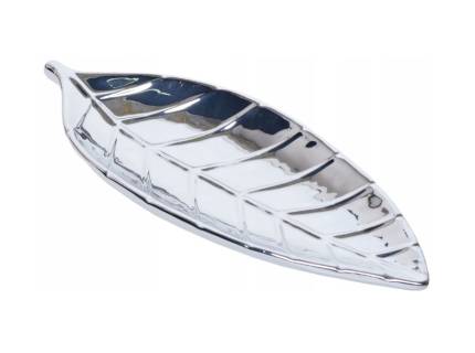 Platou mic frunza argintie 29x11x3.5cm