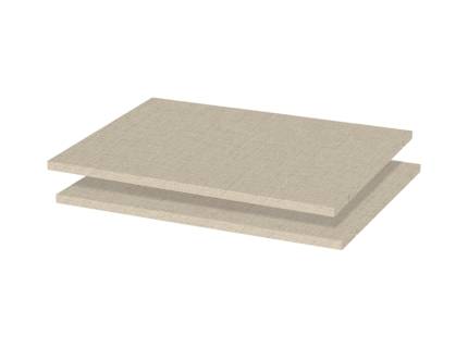 Set 2 polite dulap hol 72x32cm ONYX