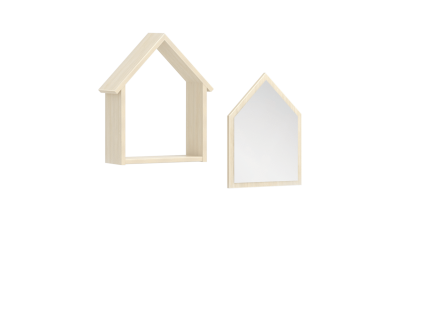 Set raft+oglinda MONTES BABY NATURAL 