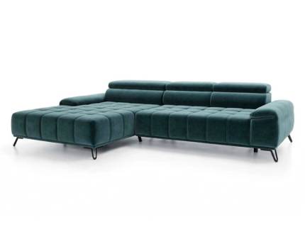 Coltar cu reglaj electric PALLADIO MINI cu tetiere relabile, personalizabil 322x183cm