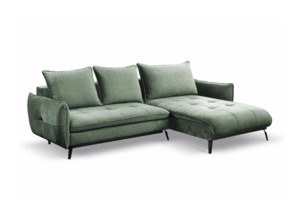 Coltar extensibil VIGO cu lada pentru depozitare, personalizabil 273x180cm