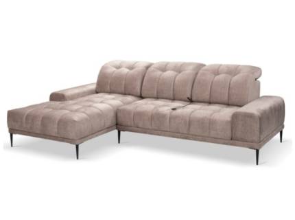 Coltar cu reglaj electric GRENADA MINI cu tetiere reglabile, personalizabil 283x175-183cm