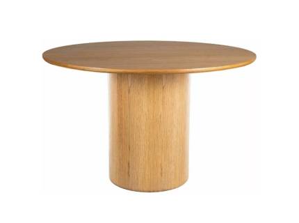 Masa RONDO OAK din MDF si furnir natural stejar 120xH76cm