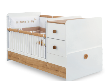 Patut transformabil (75x160cm) NATURA BABY