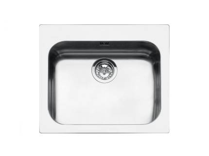 Chiuveta de bucatarie Smeg VS50P3, 50 cm latime, inox