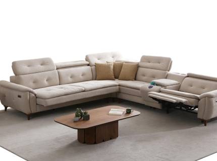 Coltar cu 1 recliner, sezut reglabil si sound system LAZIO L 