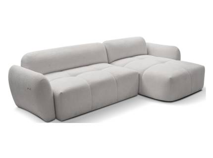 Coltar cu reglaj electric NUAGE personalizabil 296x161cm