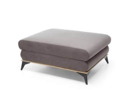 Taburet MANILA cu rama nuanta lemnului, personalizabil 106x78xH44cm