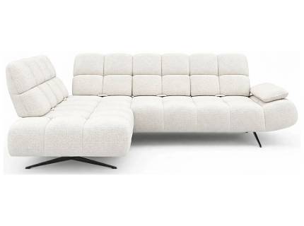 Coltar fix PRADO L cu spatar reglabil, cotiera reglabila, personalizabil 263-275x197-209cm