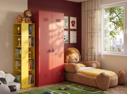 Locker Cabinet Red