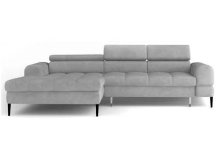 Coltar extensibil VOSS S cu lada pentru depozitare, tetiere reglabile, persoanlizabil 271x177cm