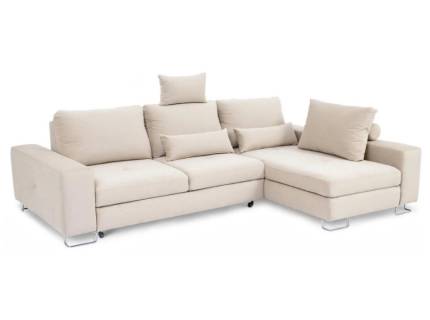 Coltar extensibil ASTI cu lada pentru depozitare, spatar reglabil, personalizabil 260x188cm