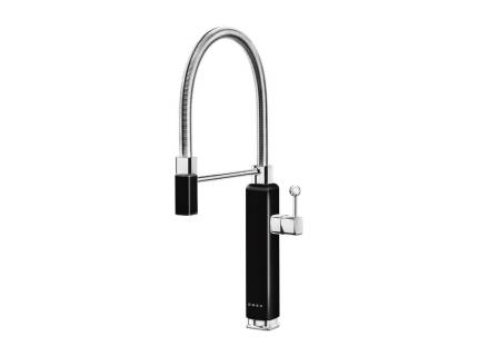 Baterie de bucatarie retro Smeg MDF50BL, negru