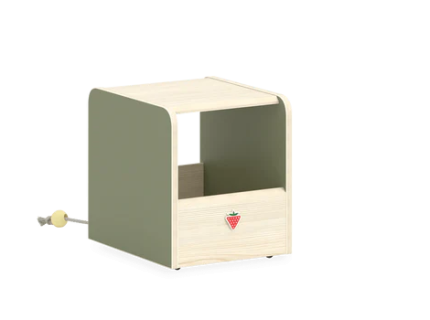 Taburet cu spatiu de depozitare jucarii MONTES NATURAL 