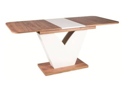 Masa extensibila VIDAR din PAL stejar craft tabaco/ crem 140-180x80xH79cm