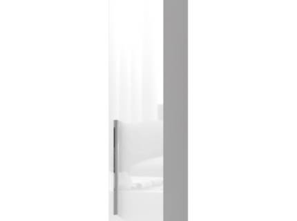 Corp suspendat inalt cu 1 usa PIANO WHITE 30x115x29cm alb lucios, manere crom