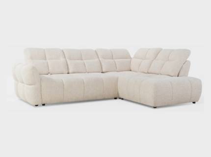 Coltar CALMA fix cu tetiere reglabile, spatar reglabil, personalizabil 277x225cm