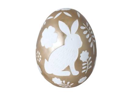 Ou auriu cu iepuras alb si plante