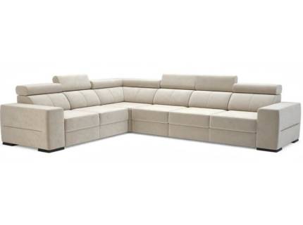 Coltar extensibil X APOLLO PR3 cu sertar pentru depozitare, tetiere reglabile, personalizabil 331x265cm 