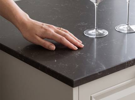 Blat de bucatarie din cuart compozit – Grosime 15 mm METROPOL GREY