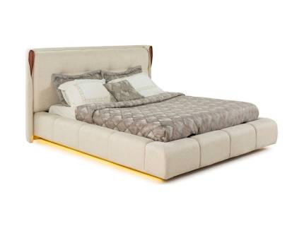 Pat tapitat cu lada pentru depozitare (180X200CM) MELISSA